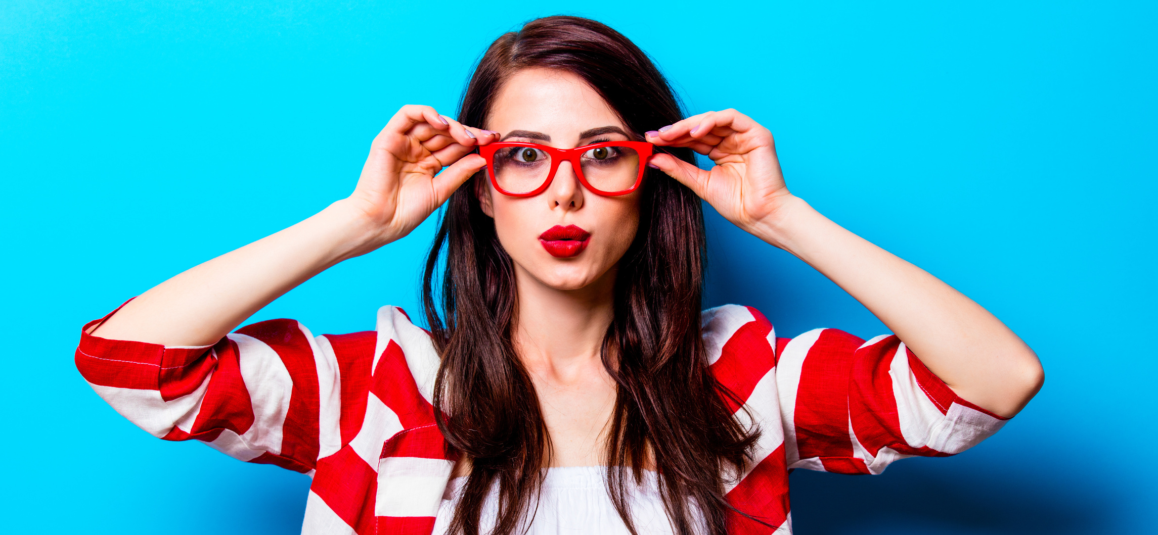 Portrait of Woman with Glasses